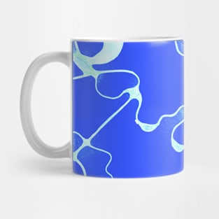 Between Blue Wave pattern Mug